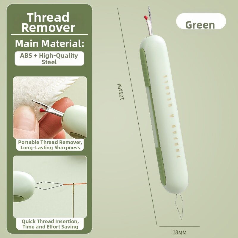 Multifunctional Needle Threader Sewing Tool