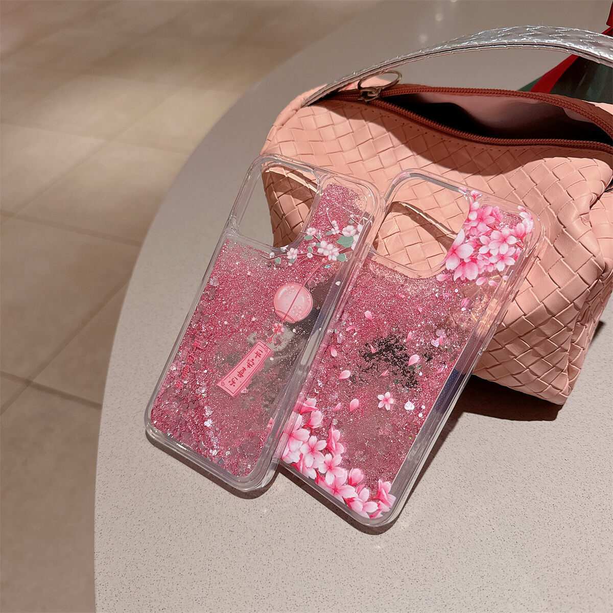 Blumen Handyhülle Für Iphone Mit Rosa Pfirsichblüten Design_voghion.com