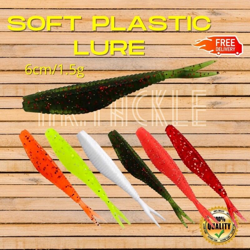 SoF001 - 6CM】SP 6cm Soft Plastic Lure Soft Bait Zman Fishing