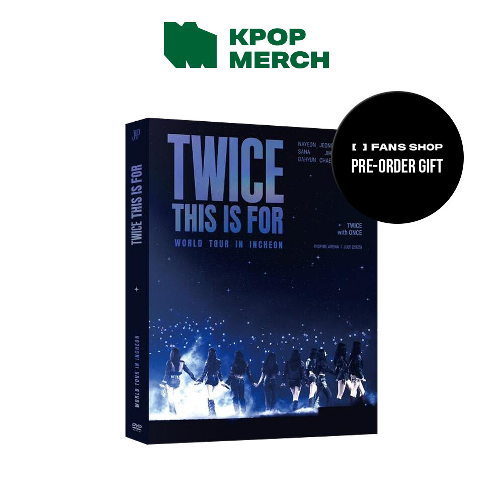 [ +JYP GIFT ] TWICE - [ THIS IS FOR ] WORLD TOUR IN INCHEON DVD ver ราคา 2,119 บาท*ส่งฟรี