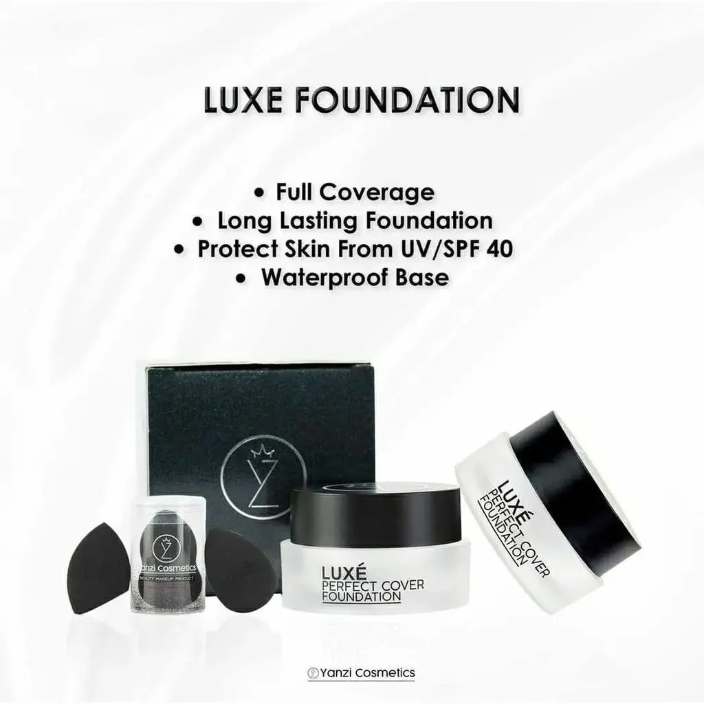 LUXE PERFECT COVER FOUNDATION + FREE SPONGE