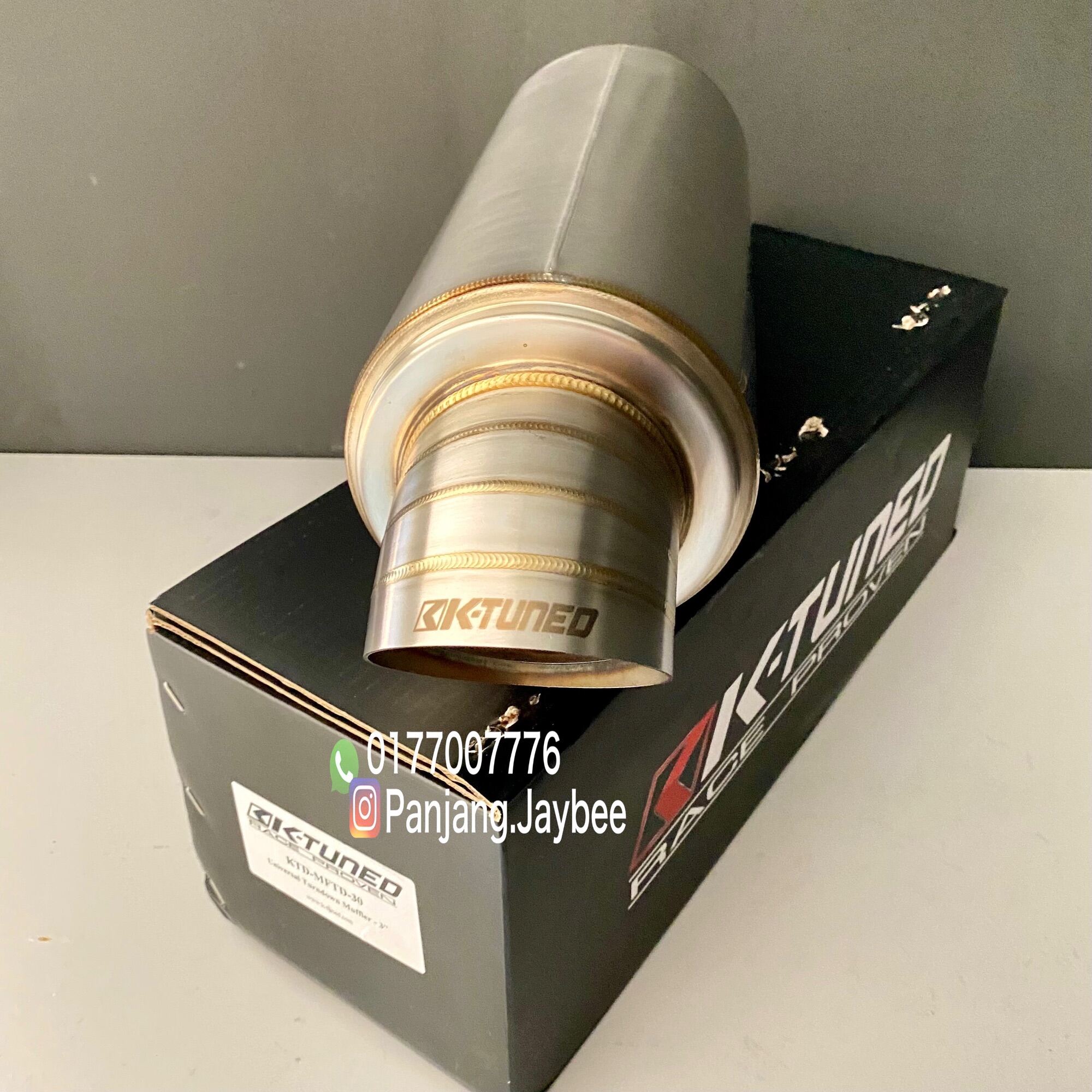 KTuned Turndown Exhaust Muffler 3.0 Inchi Universal Lazada