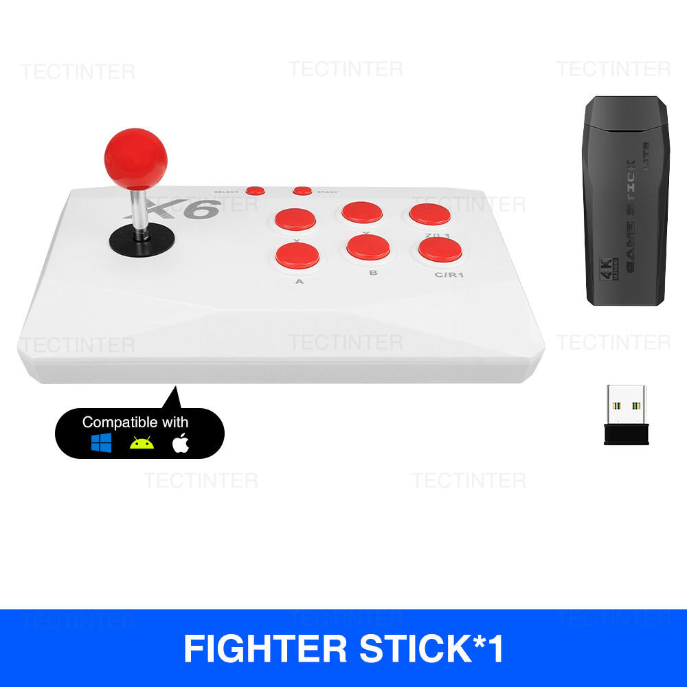 4K Game Stick Retro HD TV Video Game Console Arcade Keyboard Built-in ...