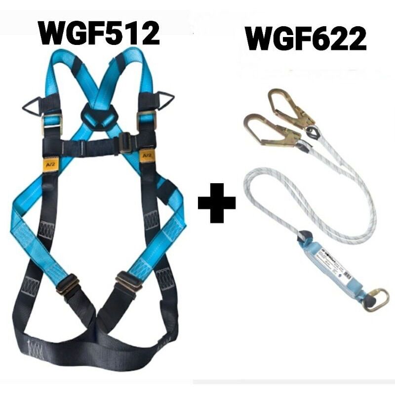 Workgard Full Body Harness & Lanyard Lazada