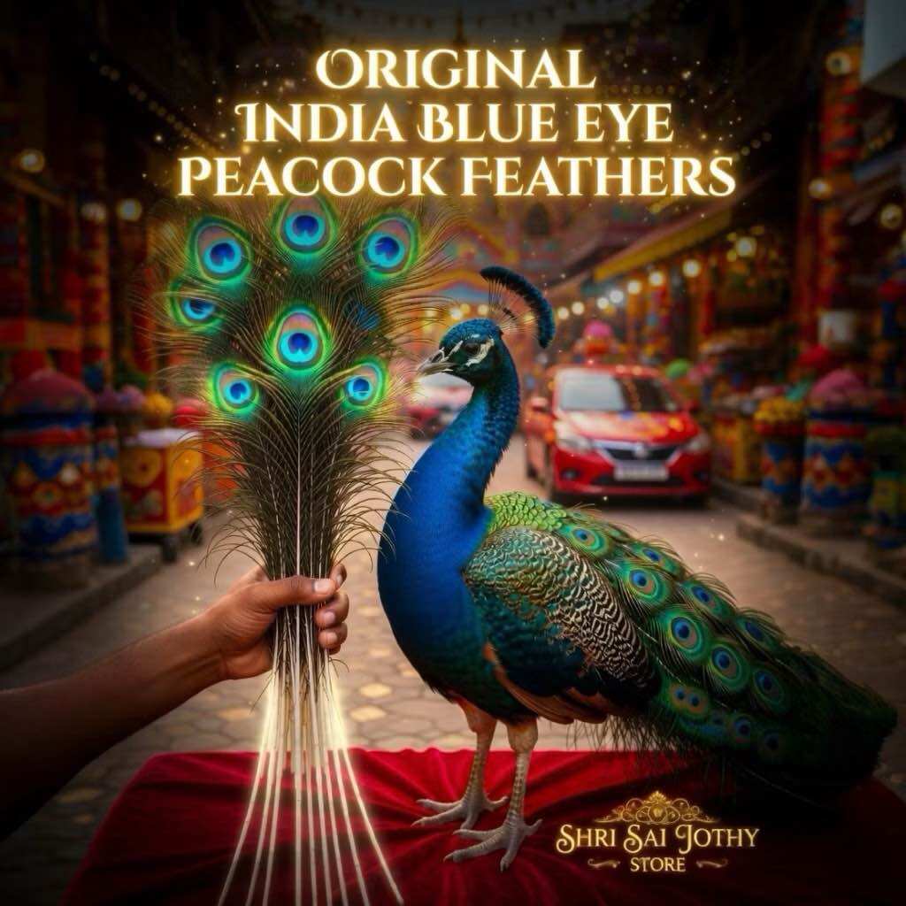 ￼Peacock Feather Malaysia Natural Long 140-150CM 🦚 | Bulu Merak Asli India | Mayil Iragu | Pooja Feng Shui Hiasan Rumah