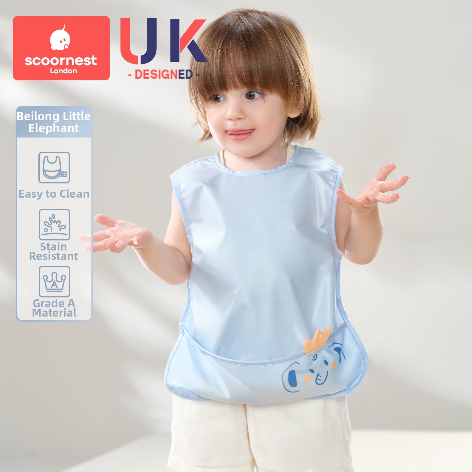 Scoornest | Waterproof Baby Feeding Bib