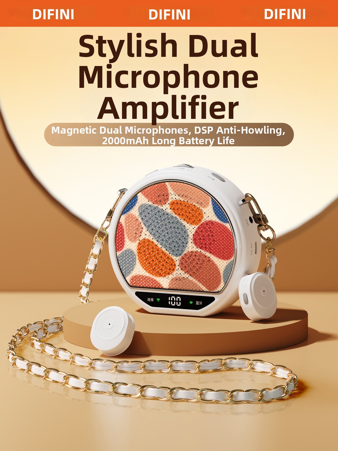 Difini | Wireless Lavalier Amplifier Microphone