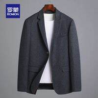 ROMON | Lormen Mens Casual Business Suit Jacket Fashionable Autumn Spring New Style Iron Free Professional Formal Single-breasted Korean Version
