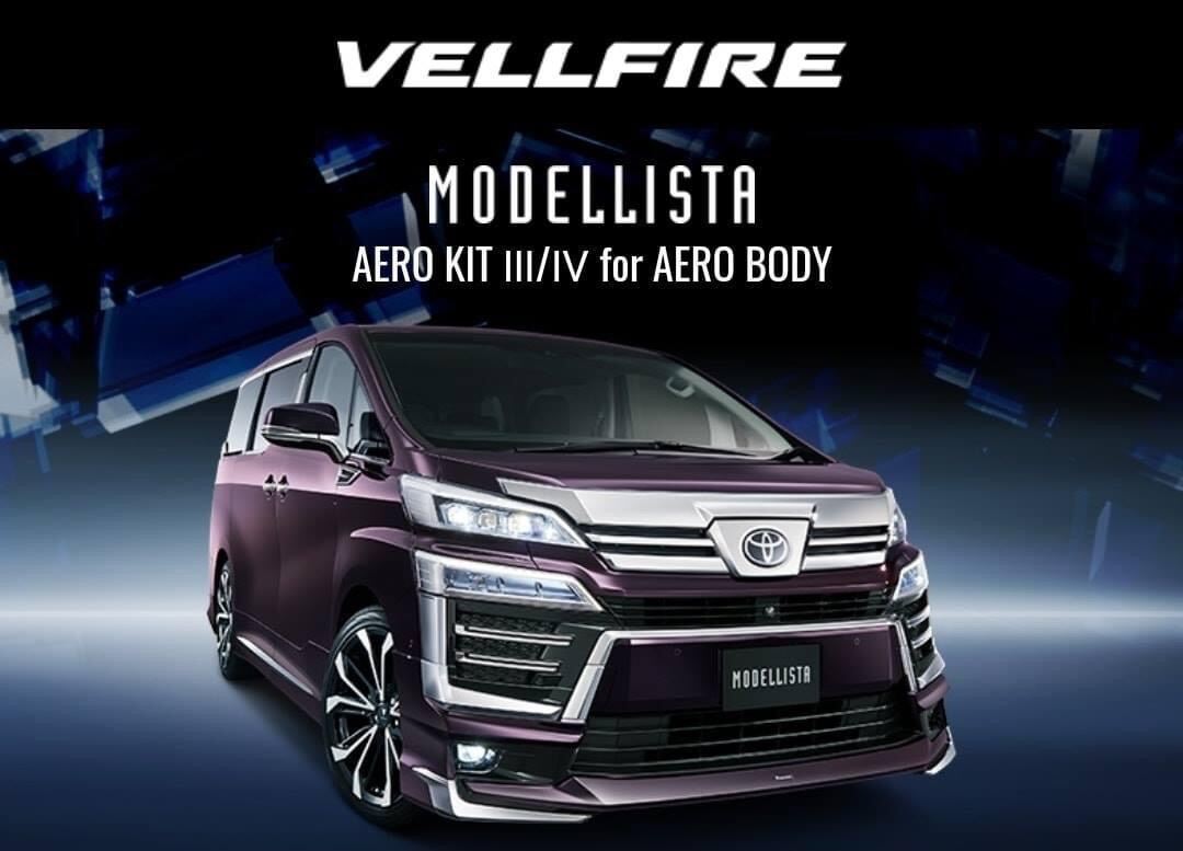 Vellfire modellista outlet body kit