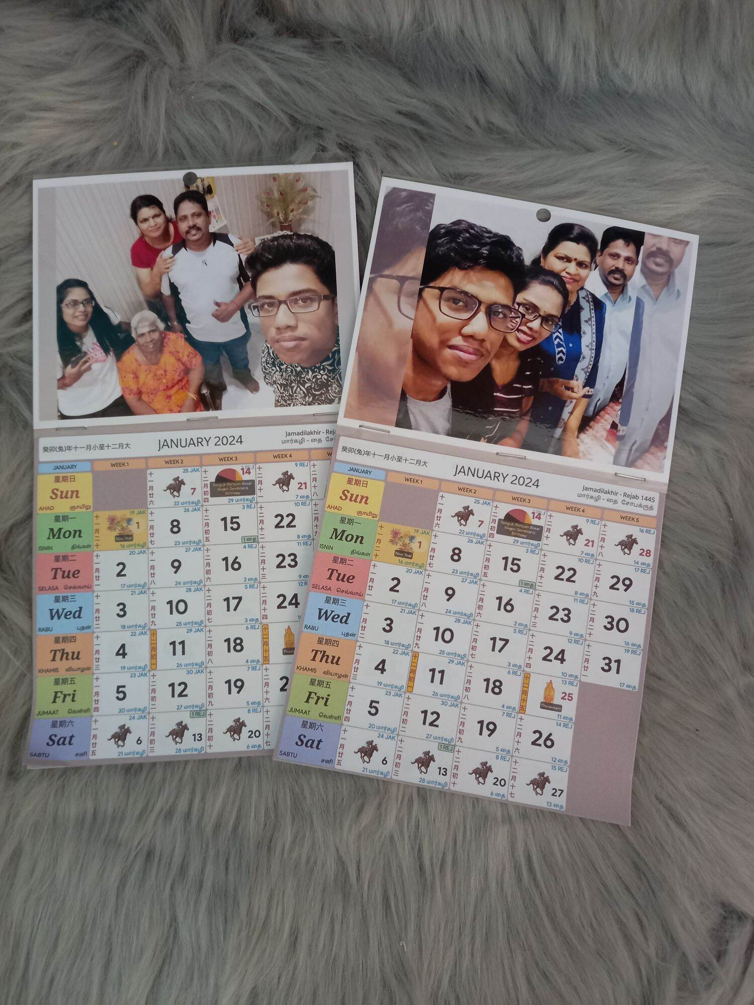 CALENDAR KUDA 2024 / KALENDAR BERGAMBAR 2024 Lazada