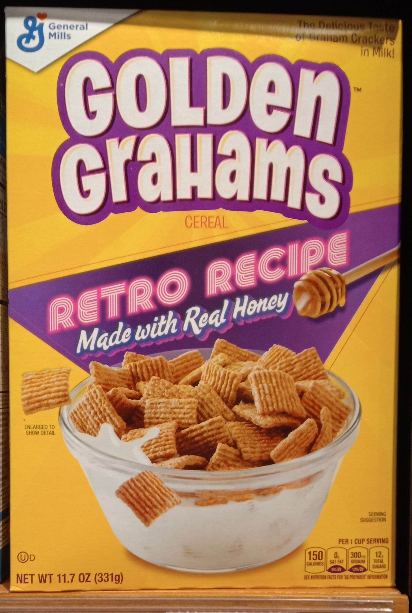 (USA)General Mills Golden Grahams Honey Cereal 331g Lazada