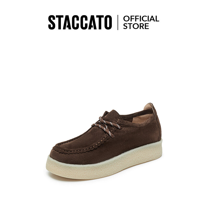 Staccato Women's Derby Shoes Retro Kangaroo Shoes Oxford Shoes Casual Shoes C3376 ราคา 3,450 บาท*ส่งฟรี