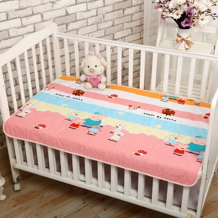Infant Children Pure Cotton Urine Pad Large Size Newborns Waterproof and Breathable Cloth Large Size Menstrual Period Cotton Pad