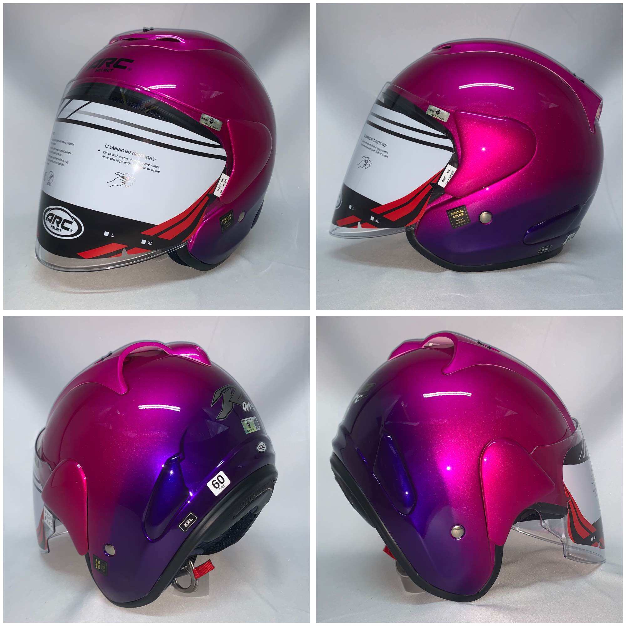 Arc Ritz ARC RITZ TWO TONE 2024 SPECIAL COLOUR HELMET ARC ORIGINAL ( HELMET ARC ...