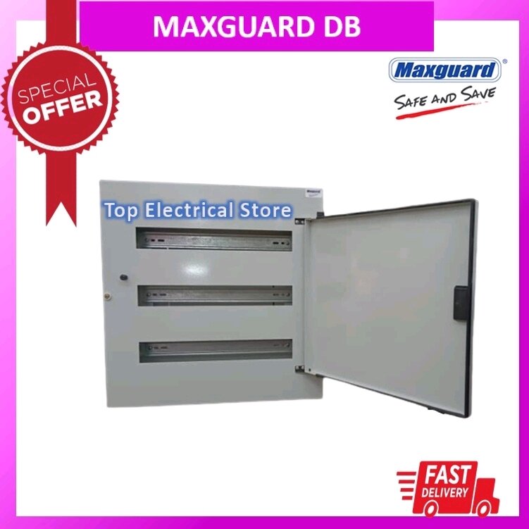 MAXGUARD METAL CLAD DB354N 3 ROW 54 WAY DB BOX | Lazada