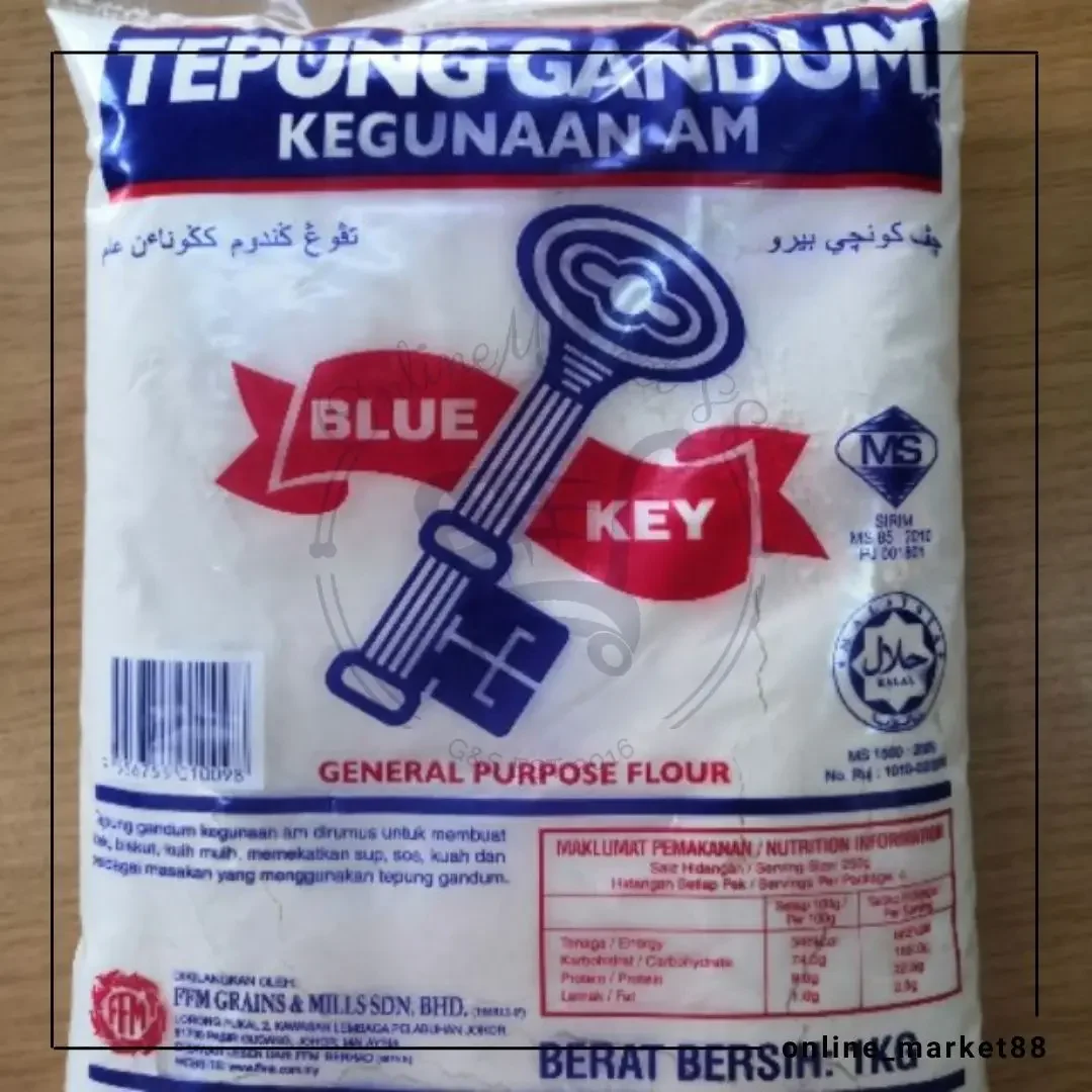 [Ready Stock] Cap Kunci Tepung Gandum 1kg