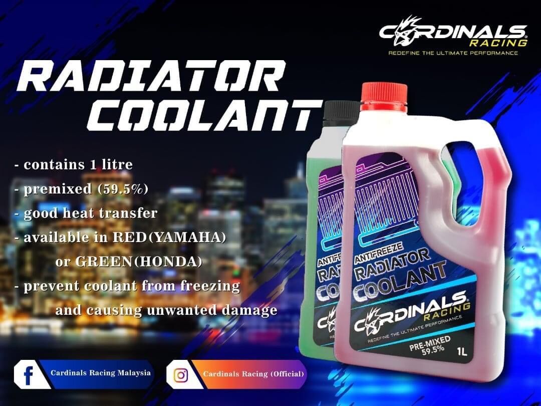 CARDINALS RACING ANTIFREEZE COOLANT 1LITER YAMAHA HONDA Lazada