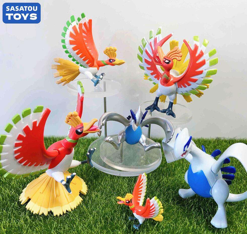 Pokemon figures Lugia figures Ho-Oh figures pokemon toys