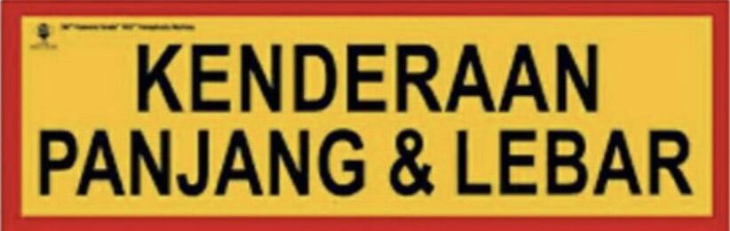3M Kenderaan Panjang & Lebar Sticker Lorry Reflective Sticker | Lazada