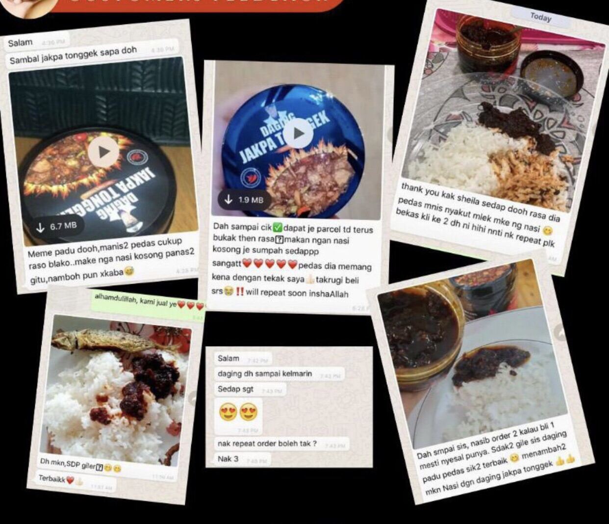 Sambal Daging Jakpa Tonggek Viral Lazada