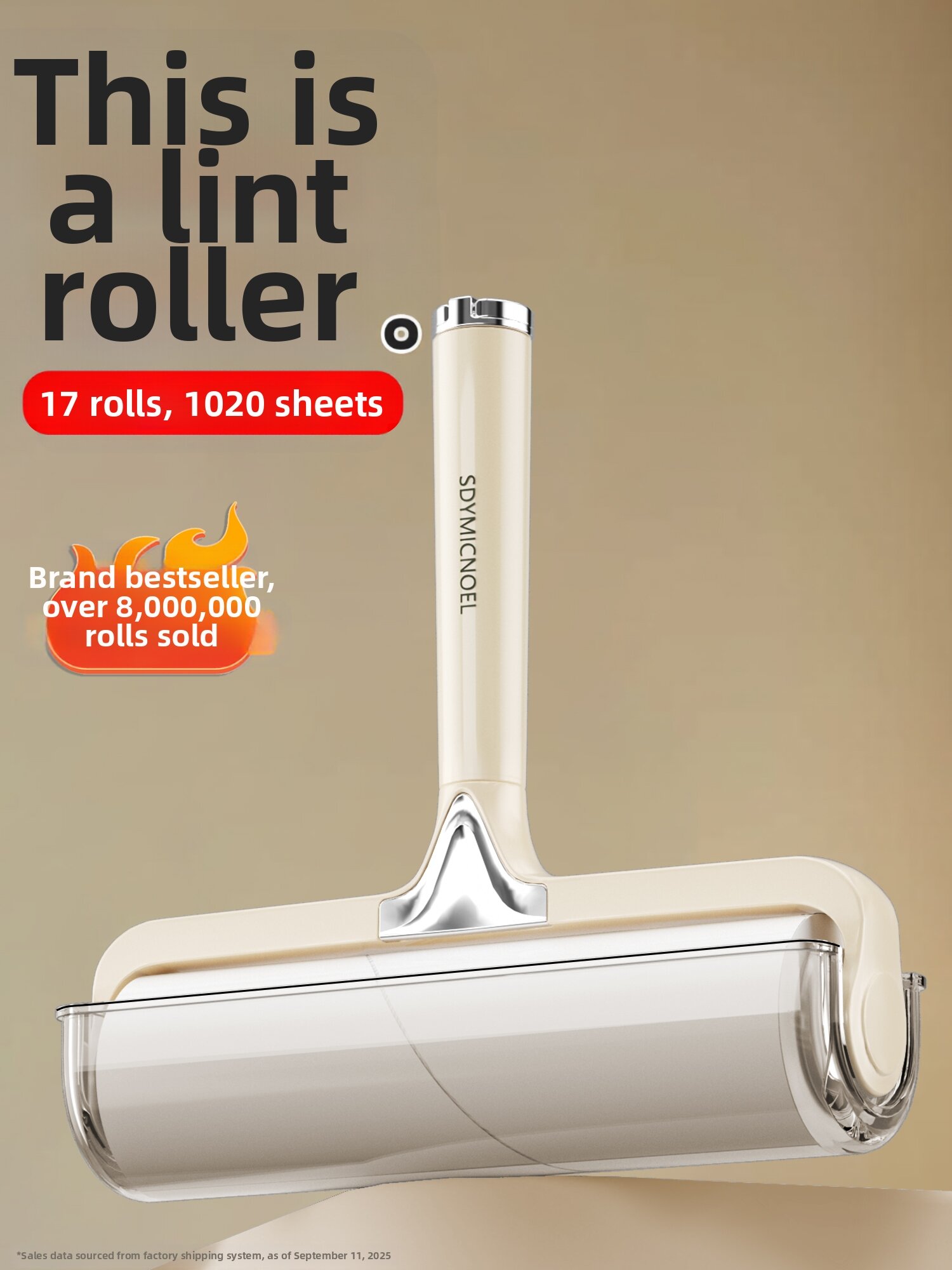 CHUSHE | Cat Hair Removal Roller 16cm - Jenama CHUSHE Harga 43 Ringgit*Penghantaran Percuma