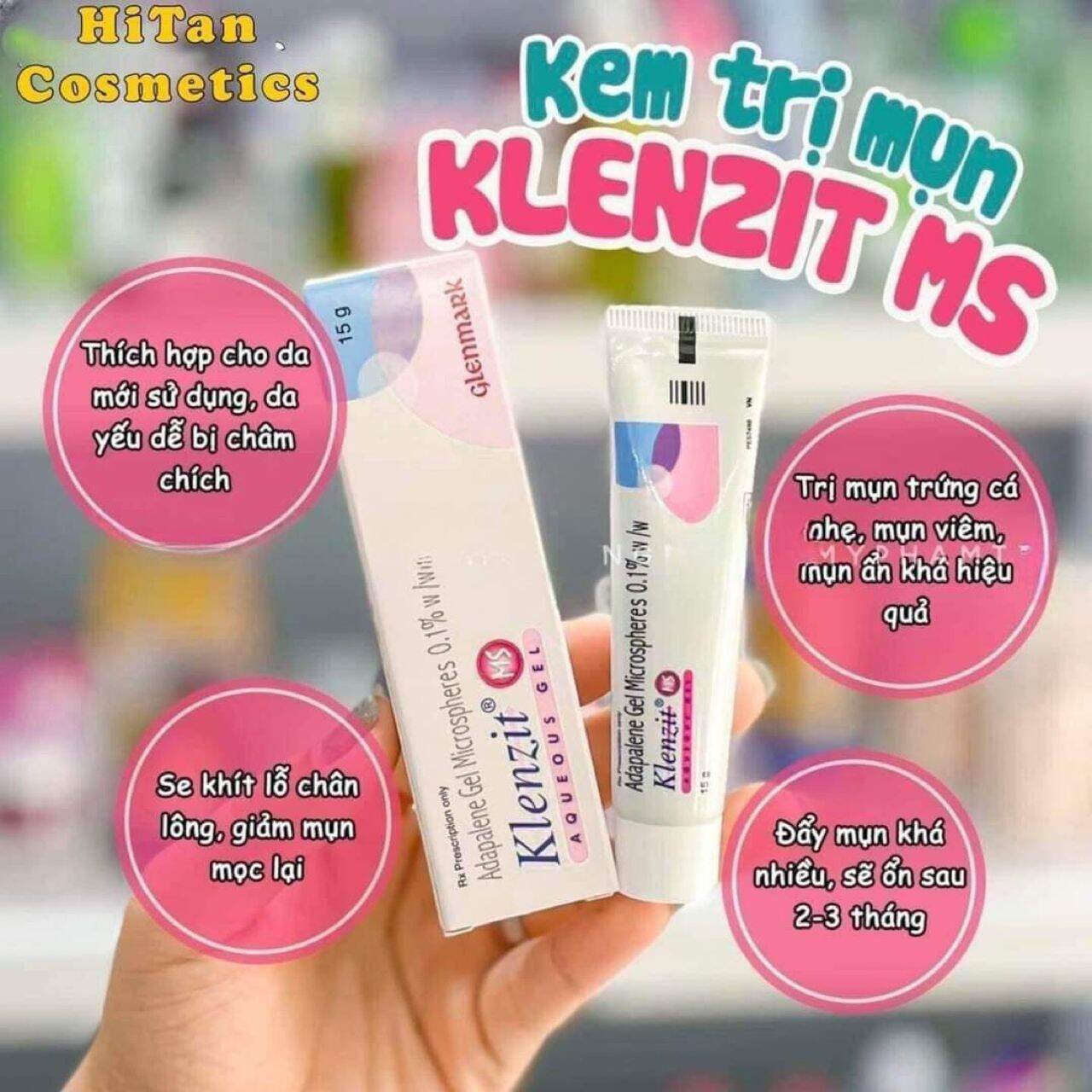 Gel Klenzit Ms Giảm Mụn Trứng Cá Và Mụn ẩn Thâm Mụn Tuýp 15g Lazada