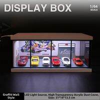 Maisto | Dustproof Display Storage Box 1:64 LED Light Garage