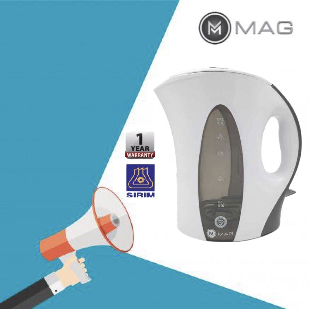 Mag 1 8l Jug Kettle Bpa Free 1700w Lazada