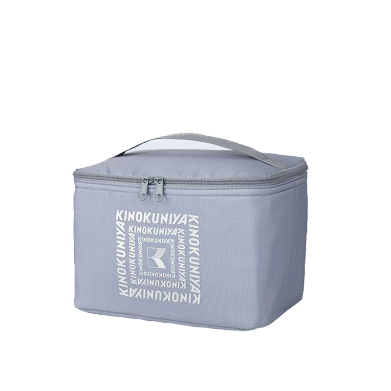 Japanese-Style Magazine Appendix Gray Insulation Lunch Bag Picnic
