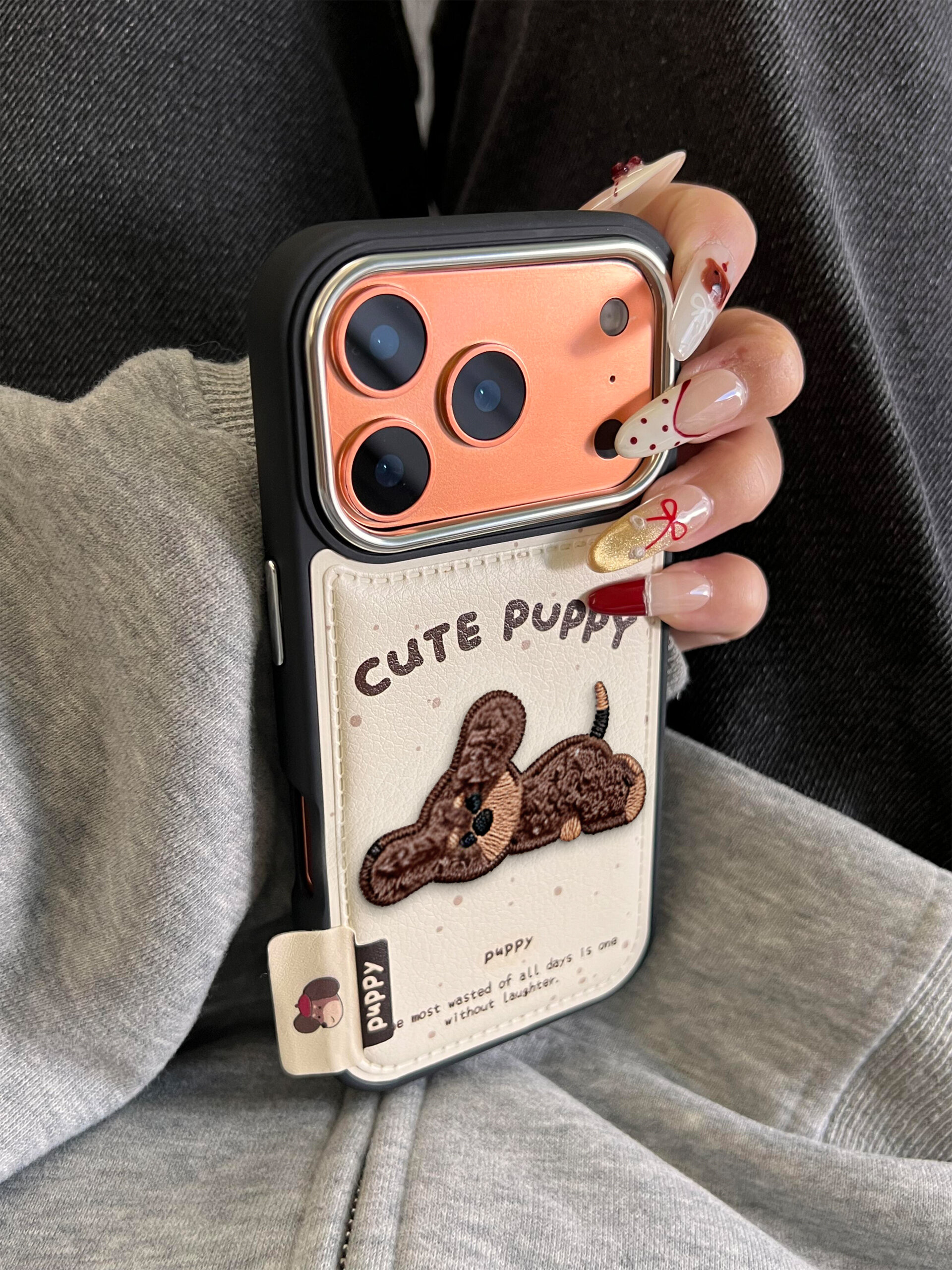 Stylish Protective Leather Phone Case For Full Iphone Protection_voghion.com