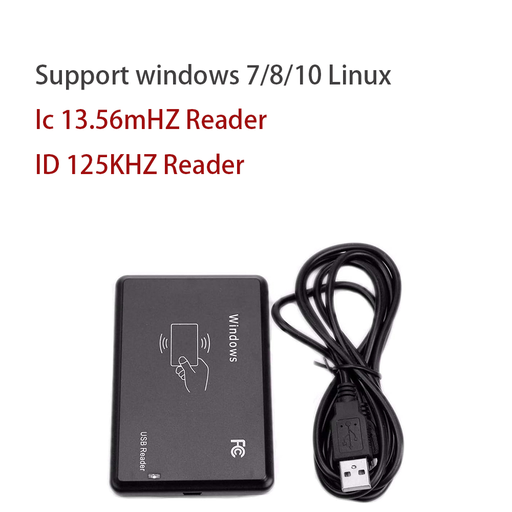 Smart RFID Card Reader 125KHz 13.56MHz ID IC Dual Frequency Nfc Card ...