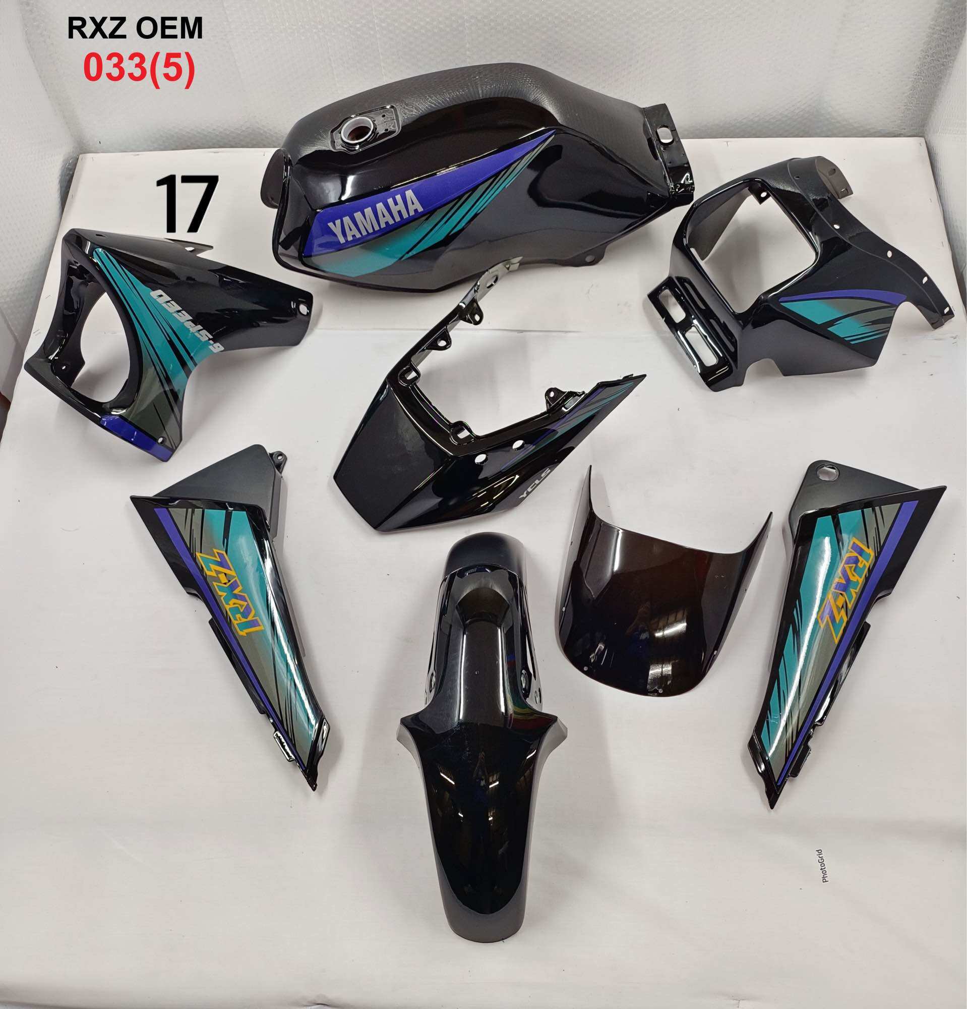 Body Rxz YAMAHA RXZ 5 SPEED BODY COVER SET OEM ( STICKER TANAM ) RED BLUE GREEN ...