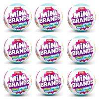 hot toys | Zuru Mini Brands Mini Fridge Blind Box! 5 Surprise Micro Toys for Dollhouse & Pretend Play. Collectible Grocery Set.