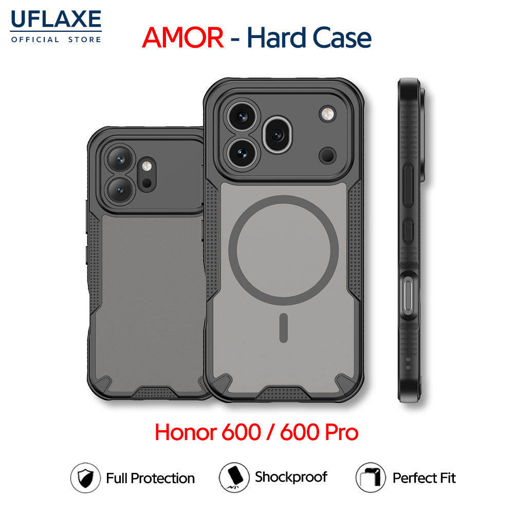 UFLAXE AMOR - For Honor 600 / Honor 600 Pro Case - Shockproof Matte Hard Case, Anti-Fingerprint Full Protection Phone Case