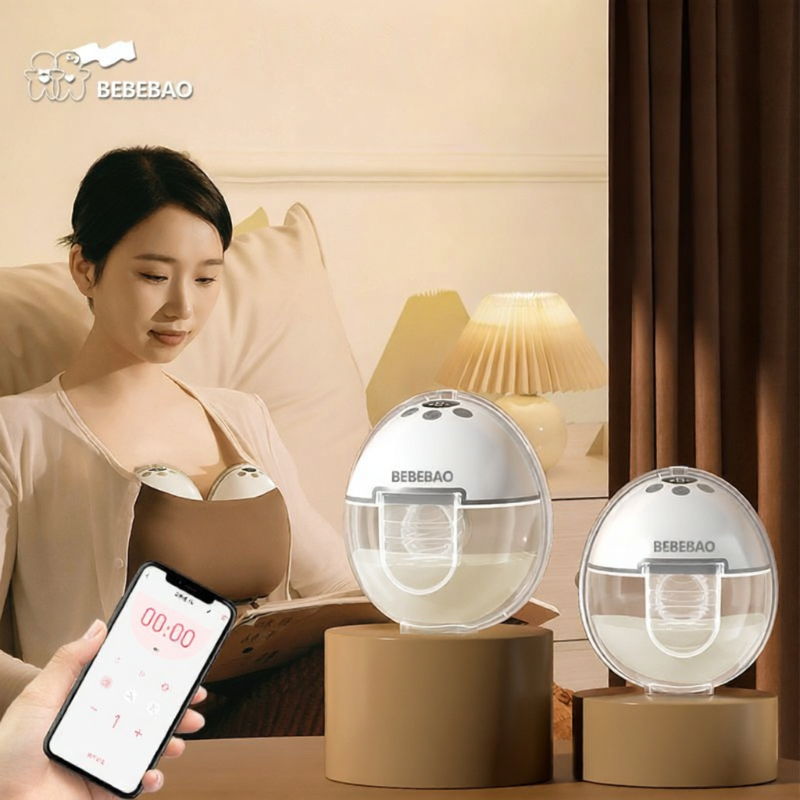 Hands-Free Quiet Automatic Wearable Breast Pump