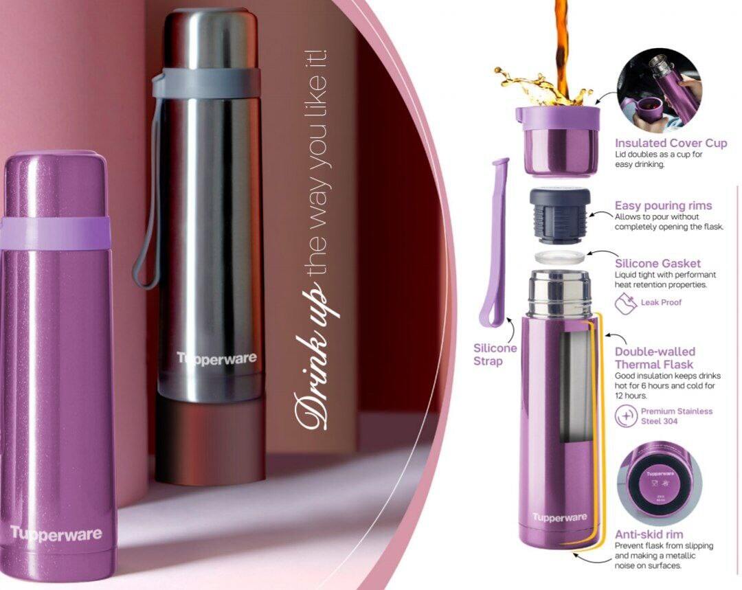 Bottle Thermo Tup Tupperware Tupperware Duo Tup Thermal Flask
