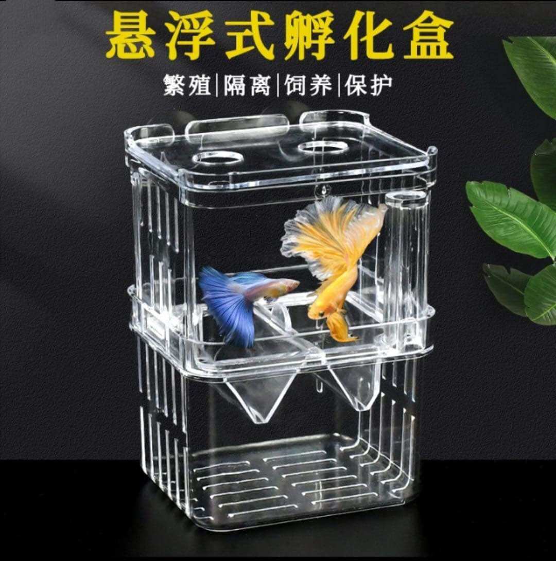 Clear Aquarium Hatchery Fishtank Breeding Box Breeder Rearing Trap ...