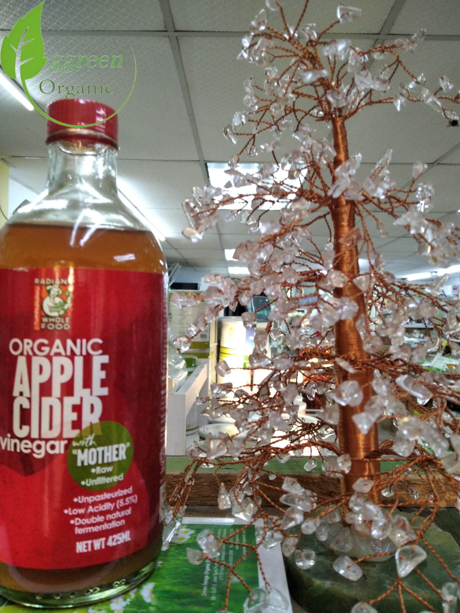 Radiant Organic Apple Cider Vinegar (425ml) Lazada