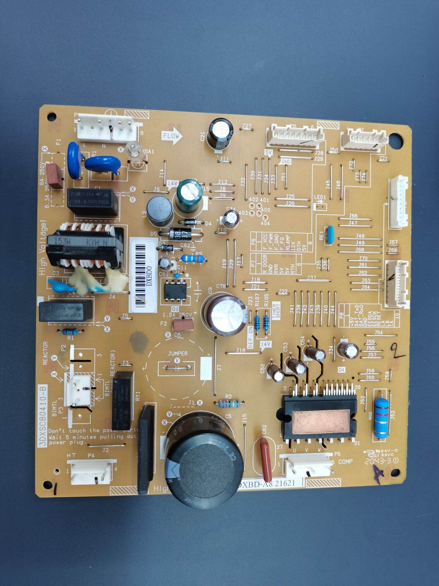 TOSHIBA FRIDGE PCB 763 GR-A28MS POWER PCB (FOR GMCC COMPRESSOR