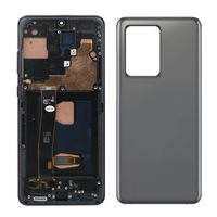 S20 Ultra AMOLED Screen Display Assembly for Samsung Galaxy S20 Ultra G988B G988B/DS Lcd Display Digitial Touch Screen Parts