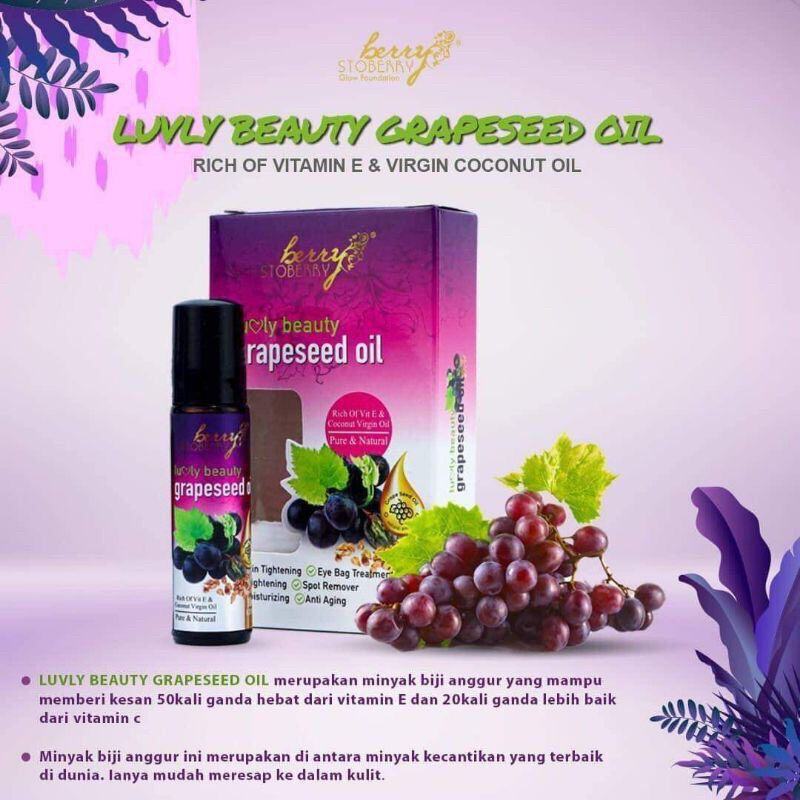 LUVLY BEAUTY GRAPESEED OIL 🍇🍇 Lazada