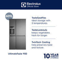 Electrolux 680L UltimateTaste 900 French Door Refrigerator EQE6879A-B