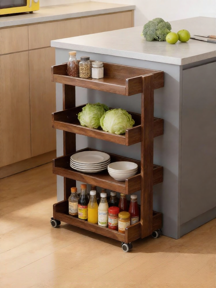 ZHUSHANXIA | Moveable Kitchen Fruit And Vegetable Storage Rack - Jenama ZHUSHANXIA Harga 193 Ringgit*Penghantaran Percuma