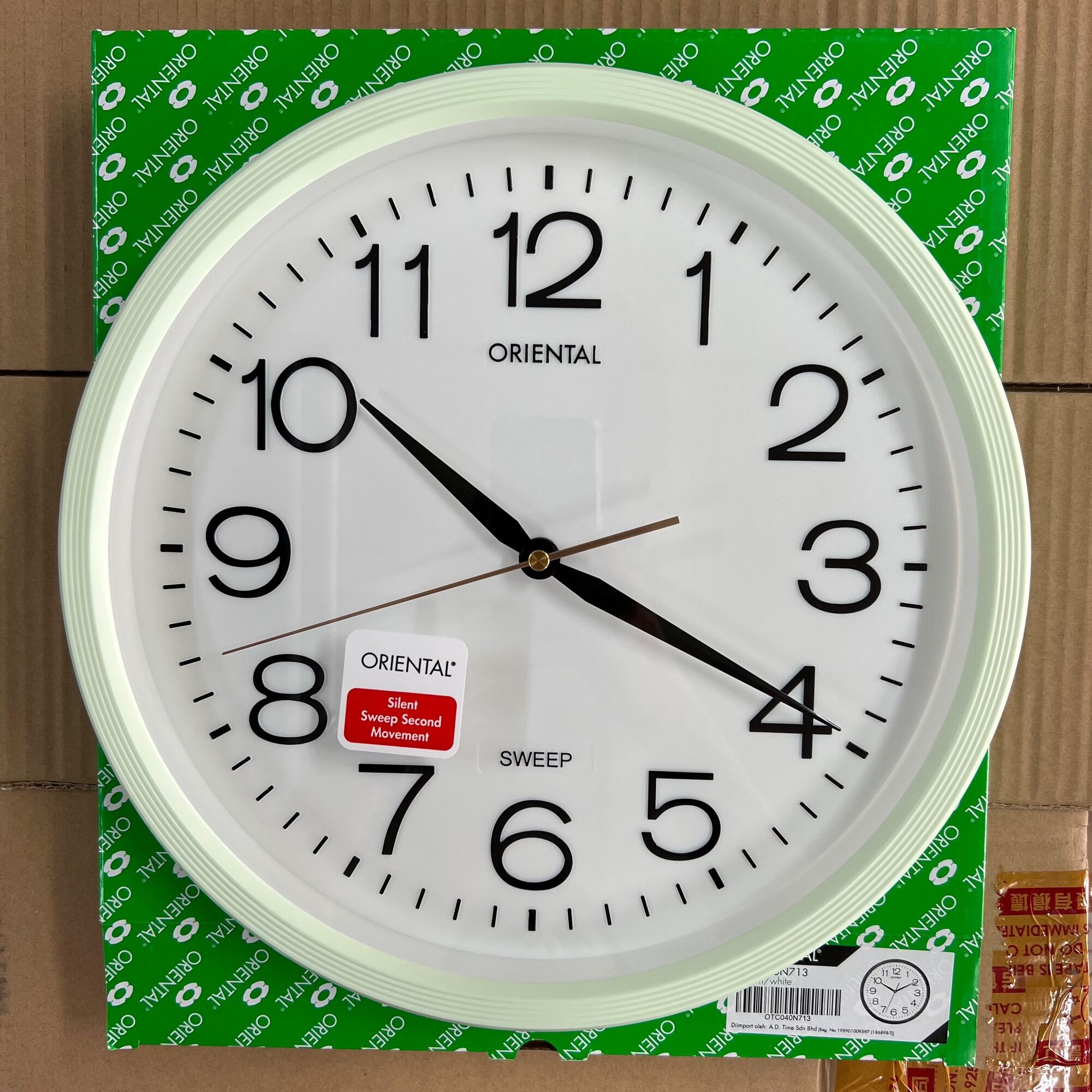 Oriental Wall Clock OTC003 Feng Shui Clock Gold/Black Lazada