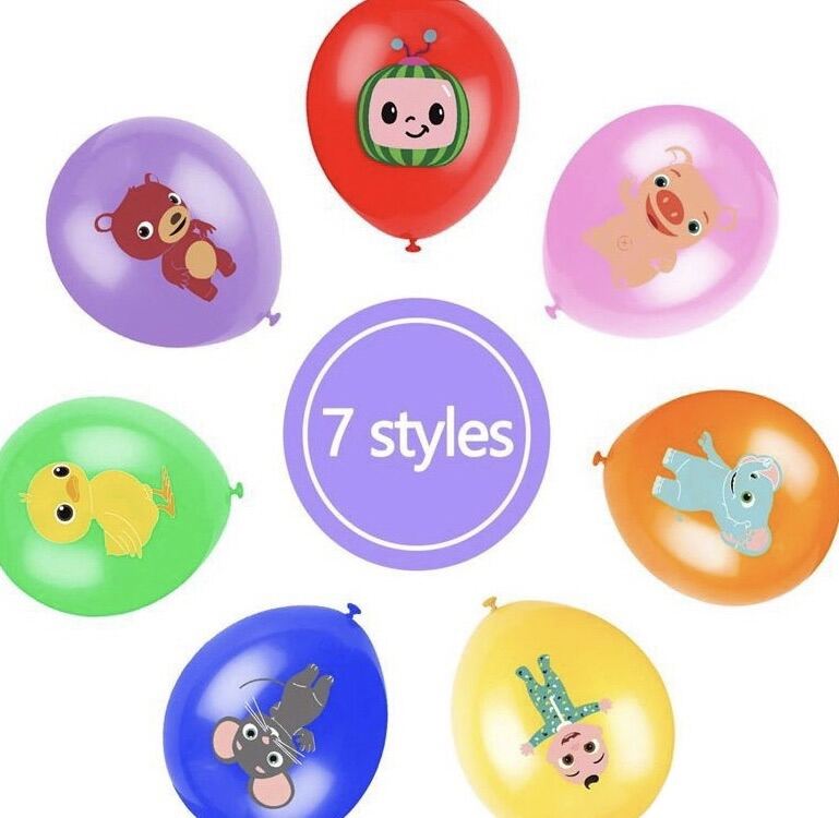 READY STOCK 12inch Baby John JJ & Friends Balloons