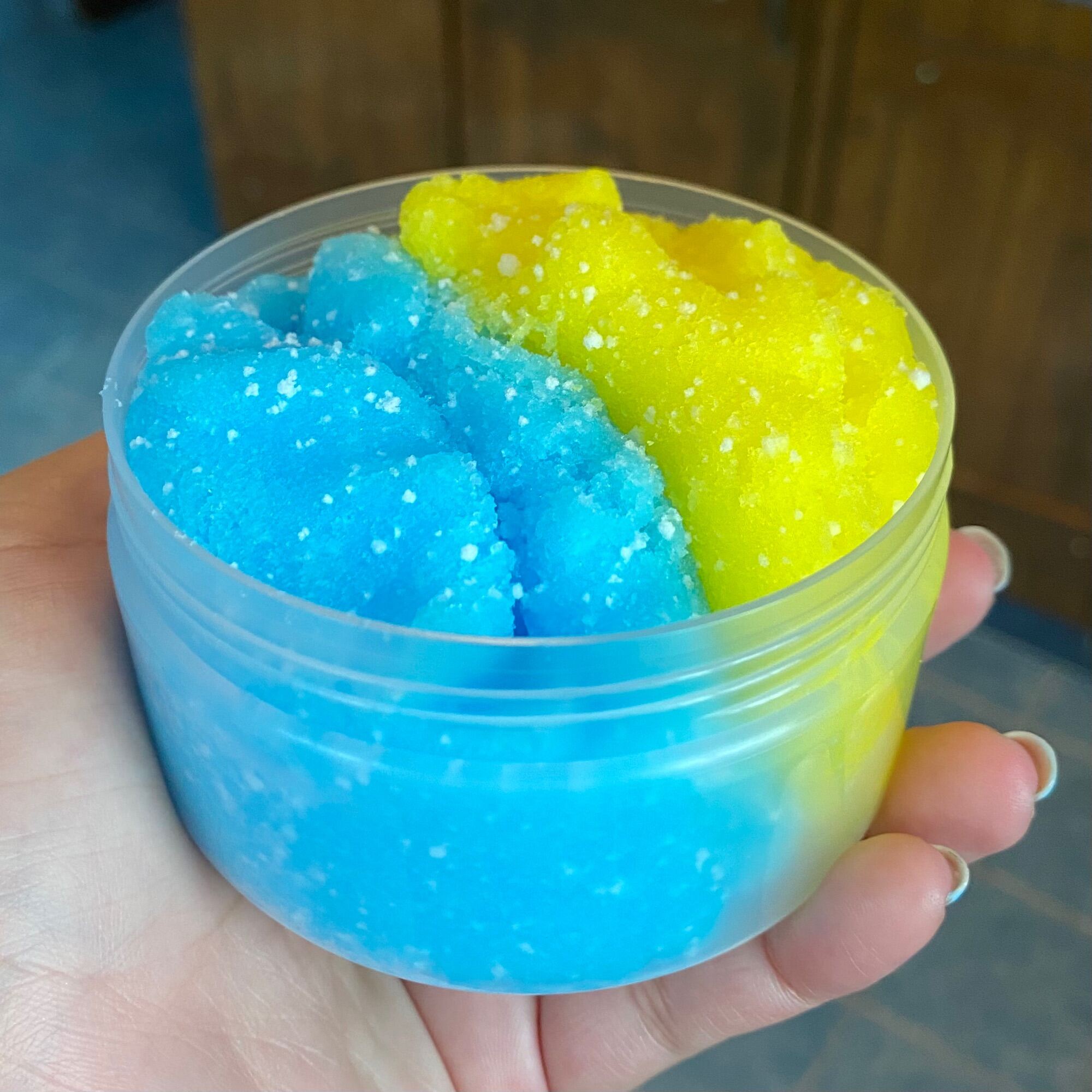 Blue lemonade ICEE sizzly slime for play *NOT EDIBLE | Lazada