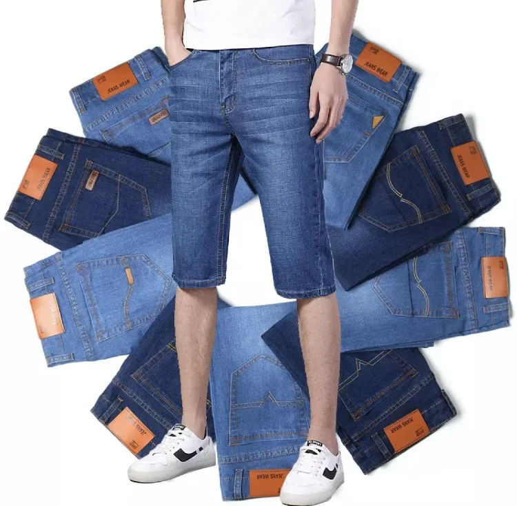 SAIZ BESAR Seluar Jeans Pendek Berkualiti Tinggi Sesuai Untuk Lelaki Dan Perempuan/ Short Jeans Pants Plus Size Premium Quality for Men and Women