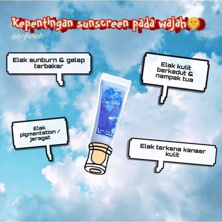 sunglow sunscreen kkm