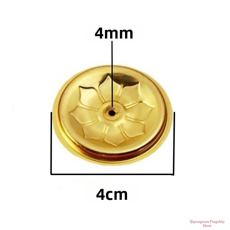 Qilongxiao | Buddhist Floating Lotus Shaped Oil Lamp