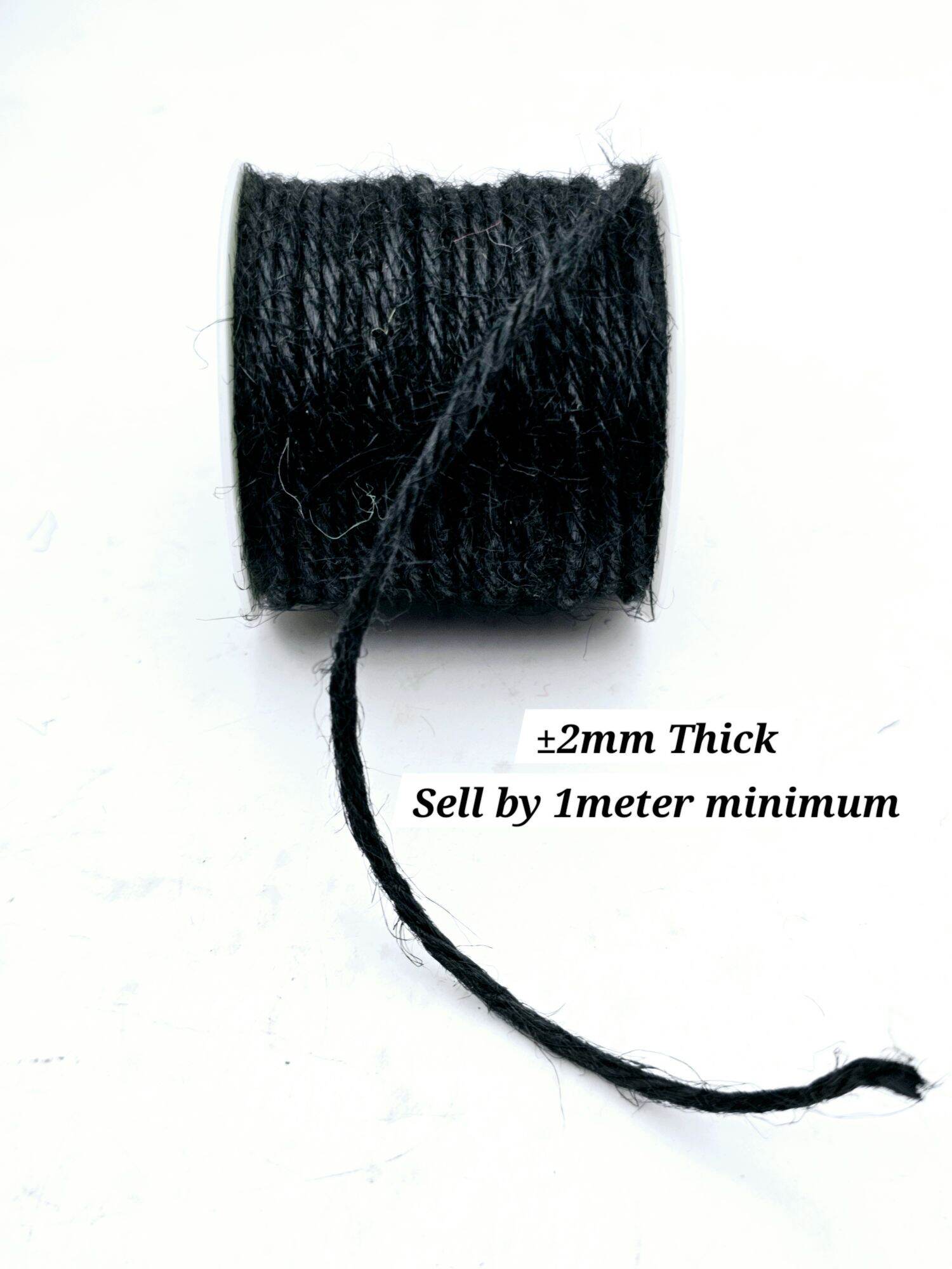 (Meter) Natural Jute Linen Twine Rope String Cord Jute for DIY Craft Decoration Wrapping